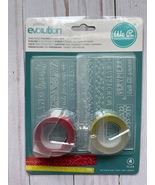3/4&quot; Label Tape with 2 Embossing Folders /&quot;Fall&quot; WRMK Label-it CLEARANCE - £8.64 GBP