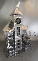 Halloween Metal Haunted House By Target 2007 Matte Black - Bats Cat Tree - £77.37 GBP
