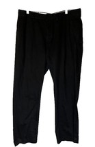 J. Crew Men&#39;s Bedford Dress Business Casual Cotton Black Pants Sz W35 x ... - $16.82