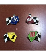 Lot Of 4 2000 COCA-COLA LOGO NASCAR RACING HAT PIN #1 #18 # 44 #99 - $19.25 CAD