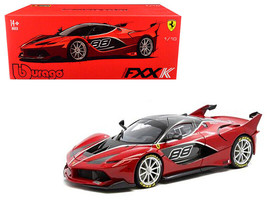 Ferrari FXX-K #88 Red &quot;Signature Series&quot; 1/18 Diecast Model Car by Bburago - £72.07 GBP