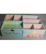 Ashland Decorative Box Office Desk Organizer Cardboard Letter Mail Clips... - $11.83