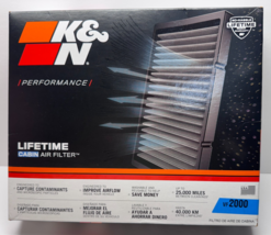 K&amp;N VF2000 Cabin Replacement Air Filter For Toyota - $54.44