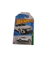 Hot Wheels Audi RS E-Tron GT White 36/250 1:64 Diecast Car Green Speed S... - $7.89