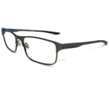 Nike Eyeglasses Frames 8046 071 Gray Rectangular Full Rim 54-16-140 - £52.02 GBP