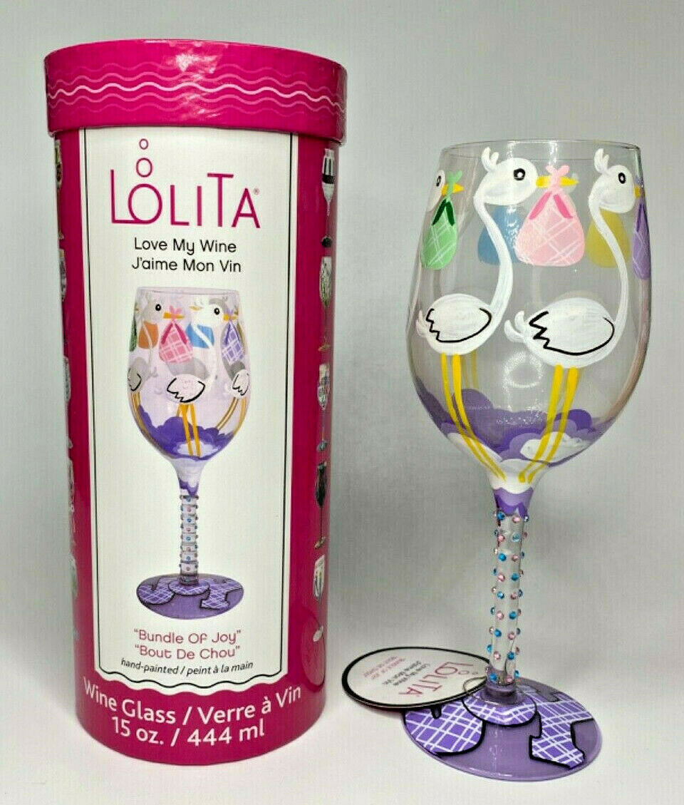 Lolita “Bundle Of Joy” Wine Glass U66/5524 - £19.90 GBP