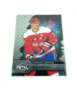 John Carlson 2020-21 NHL Metal Universe Skybox Card #74 Washington Capitals - $1.95