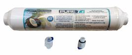 Inline Granulated Activated Carbon Filter 10&quot; with 3/8&quot; Adapters - $212.67 MXN