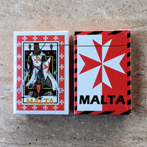 Malta Playing Cards - Knight &amp; Maltese Cross Two Decks - New &amp; Sealed 04168 - £25.17 GBP