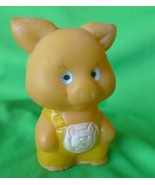 Vintage Soviet USSR Collectibles rubber toys small rubber PIG piggy toy - £9.02 GBP