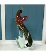 Vintage MCM c1950s Alfredo Barbini Murano Glass Cockatoo Parrot Bird Ita... - €521,91 EUR