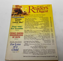 Readers Digest August 1991 - £5.51 GBP