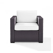 Crosley Biscayne Armchair With White Cushions - $13,321.35 MXN
