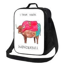 I Think You&#39;re Wonderbull Lunch Bag - $22.50