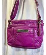 Rosetti Pink Purse Magnetic Strap Zipper Multiple Pockets Shoulder Handbag - £13.95 GBP