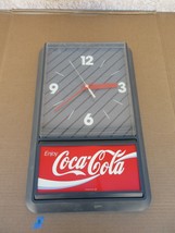 Vintage Enjoy Coca Cola Hanging Wall Clock Sign Advertisement  B - £141.85 GBP