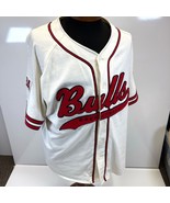 Vtg Chicago Bulls Baseball Style Jersey 90s NBA Basketball Sz XL - €62,49 EUR