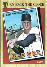 1987 Topps #314 Turn Back The Clock Carl Yastrzemski Boston Red Sox - £1.18 GBP