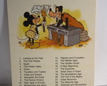 1978 Walt Disney&#39;s Fun &amp; Facts Flashcard: World History - $2.00