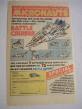 1978 Color Mego Ad Micronauts Battle Cruiser - £6.42 GBP
