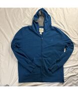 Ditch Plains Men’s Blue Hoodie XXL No Drawstring Full Zip Vintage - €15,44 EUR