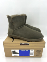 Kirkland Signature Women&#39;s Shearling Boot- GREEN, US 9 / EUR 40 - £22.43 GBP