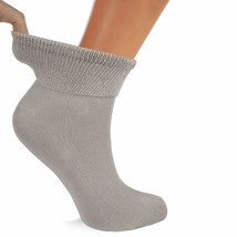 AWS/American Made Diabetic Ankle Socks with Non-Binding Top and Seamless Toe 3 P - £10.22 GBP