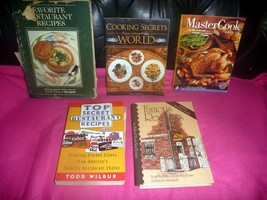 Lot 5+1 Cookbooks Restaurant Recipes Cooking Secrets Master Cook Top Secret Fam - £17.05 GBP