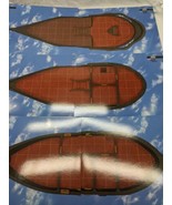 Rassen Frigate Too Mid Lower Deck RPG Maps (6) 1&quot; Grided - £31.00 GBP