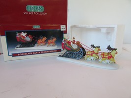 Lemax 53157 Porcelain Santa Sleigh Bound Accessory D1 - $159.43 MXN
