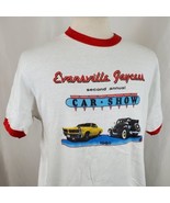 Vintage Jaycees Car Show 1986 Ringer T-Shirt Large Single Stitch Deadsto... - £27.40 GBP
