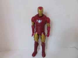Hasbro 2013 Marvel Figure Talking Iron Man 2 Figure Plastic As Is 11&quot; H L9 - £6.10 GBP