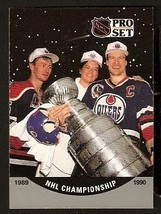 Edmonton Oilers Mark Messier Stanley Cup Champions 1990 Pro Set # 704 - £0.58 GBP
