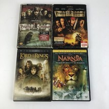 Fantasy DVD Lot Of 4 NARNIA The Lord of the Rings - 2 x Pirates of the Caribbean - £13.53 GBP