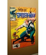 WEB OF SPIDER-MAN 9 *NM+ 9.6* BLACK COSTUME TARANTULA - $310.15 MXN