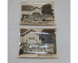 Set Of (2) 1930s Vintage Decatur Illinois Village Photos 10&quot; X 8&quot; - £17.41 GBP
