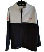 MENS JACKET FULL ZIP UP MICROSOFT USA /CANADA FLAG NORTH AMERICA LIMITED XL - $243.71 CAD