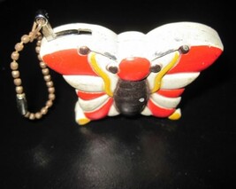 Vintage NOVELTY BUTTERFLY KEYCHAIN Gas Butane Lighter - $5.99