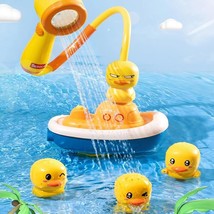 Electric Duck Boat Spray Bath Toy - £24.18 GBP