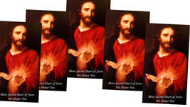 Sacred Heart of Jesus Prayer Card 5 Pack - $6.93 CAD