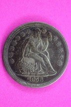 High Grade 1856 P Seated Liberty Dime Exact Silver Coin Shown Semi Key Date 262 - £54.63 GBP