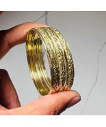 Set of 6 Brass bangles, Textured Hammered Brass bangles, Handmade Stacki... - €57,23 EUR