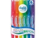 Pilot Highlighter SFL60SL6C 6 color pen Erasable Marker japan Import - £24.58 GBP