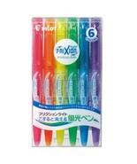 Pilot Highlighter SFL60SL6C 6 color pen Erasable Marker japan Import - £24.08 GBP