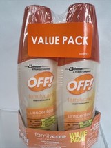 Value Pack OFF! Family Care Insect &amp; Mosquito Repellent Unscented AloeVe... - £10.21 GBP