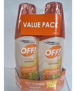 Value Pack OFF! Family Care Insect &amp; Mosquito Repellent Unscented AloeVe... - $246.89 MXN