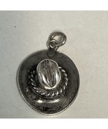 Vintage Sterling Silver Cowboy Hat Charm - $19.75