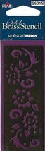 Plaid. 5602S Border Brass Stencil Set - $4.00