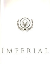 1991 Chrysler IMPERIAL sales brochure catalog US 91 Iacocca - £7.86 GBP