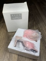 Avon Miniature Pink Mule Shoe and Matching Handbag Purse Figurine 2001 - $12.99